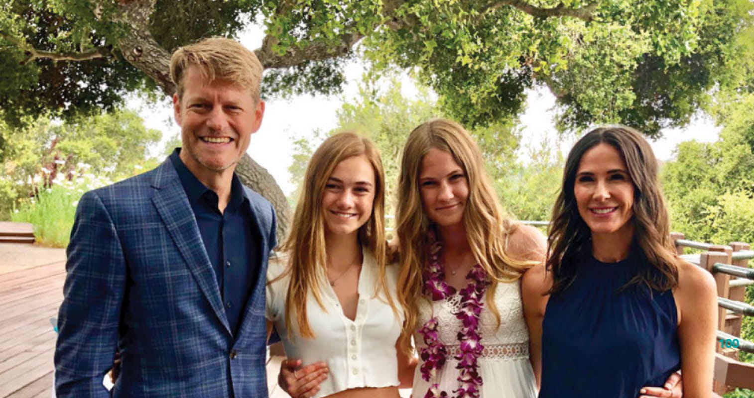 Kenny Van Zant pictured with family