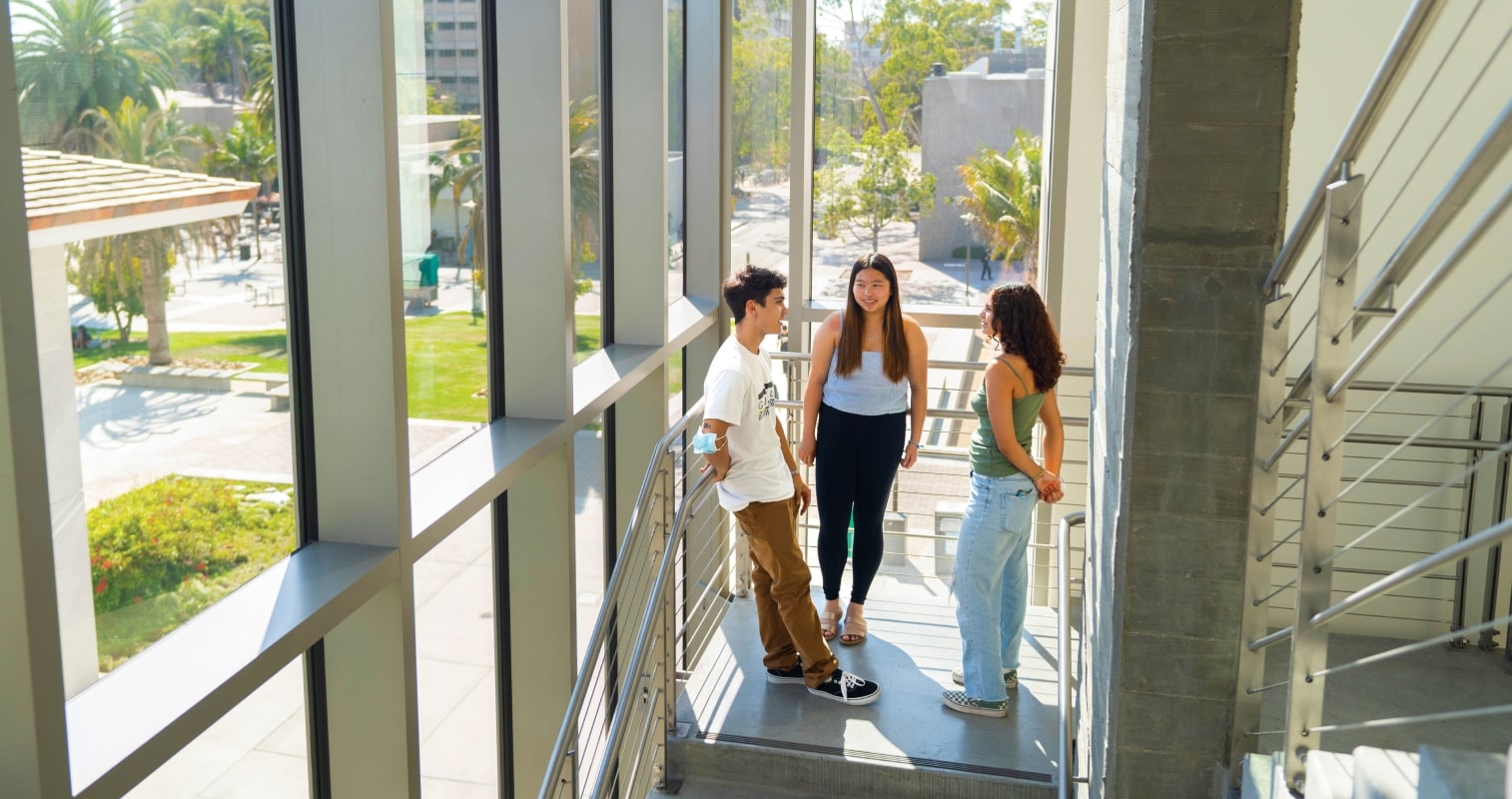 Students talking