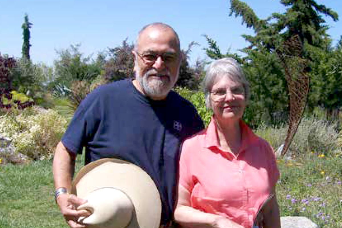 Gil Sanchez with wife