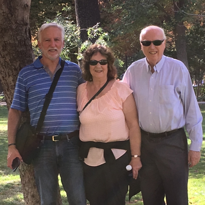 William Sharrer, with Harvey and Liz