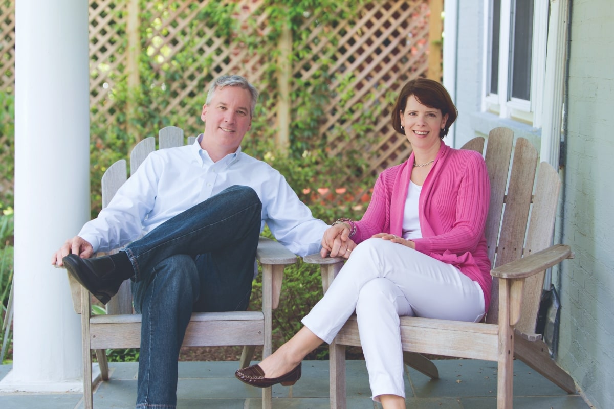 Paul Boyle '84, with wife, Joy