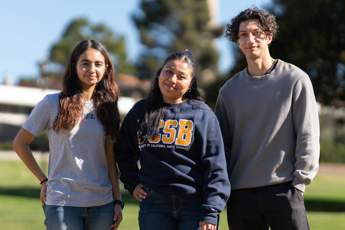 Three students.