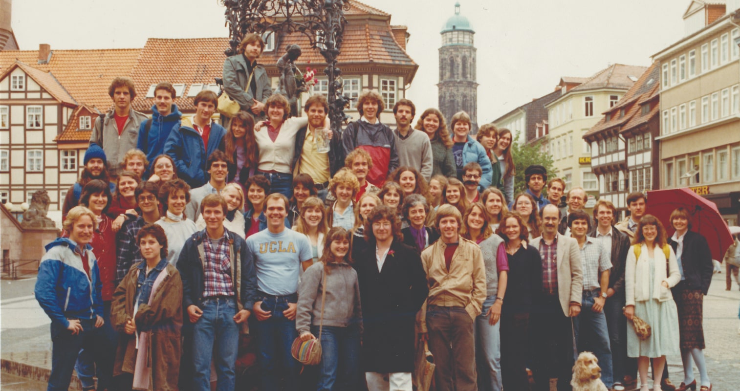 Group of study abroad students in Germany