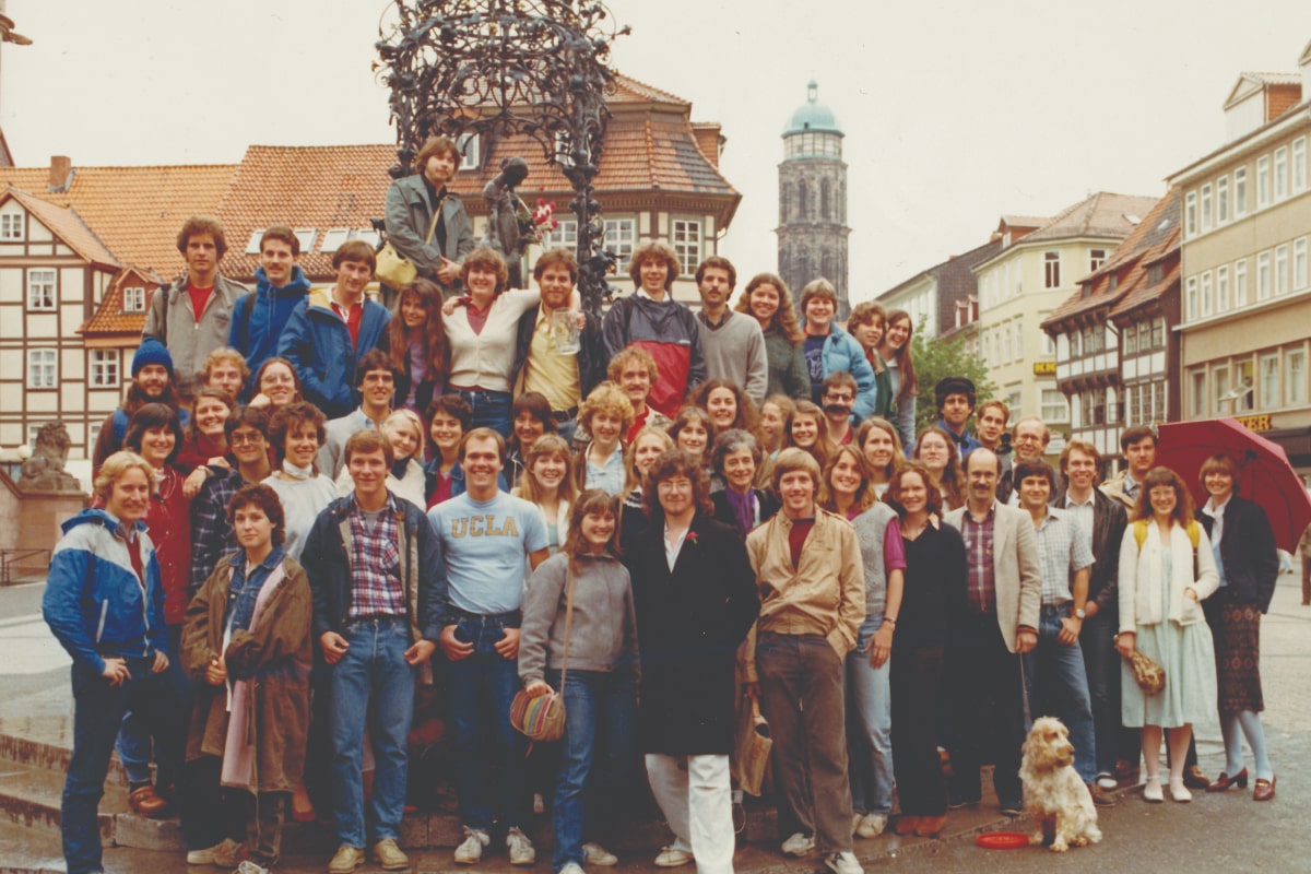 Group of study abroad students in Germany